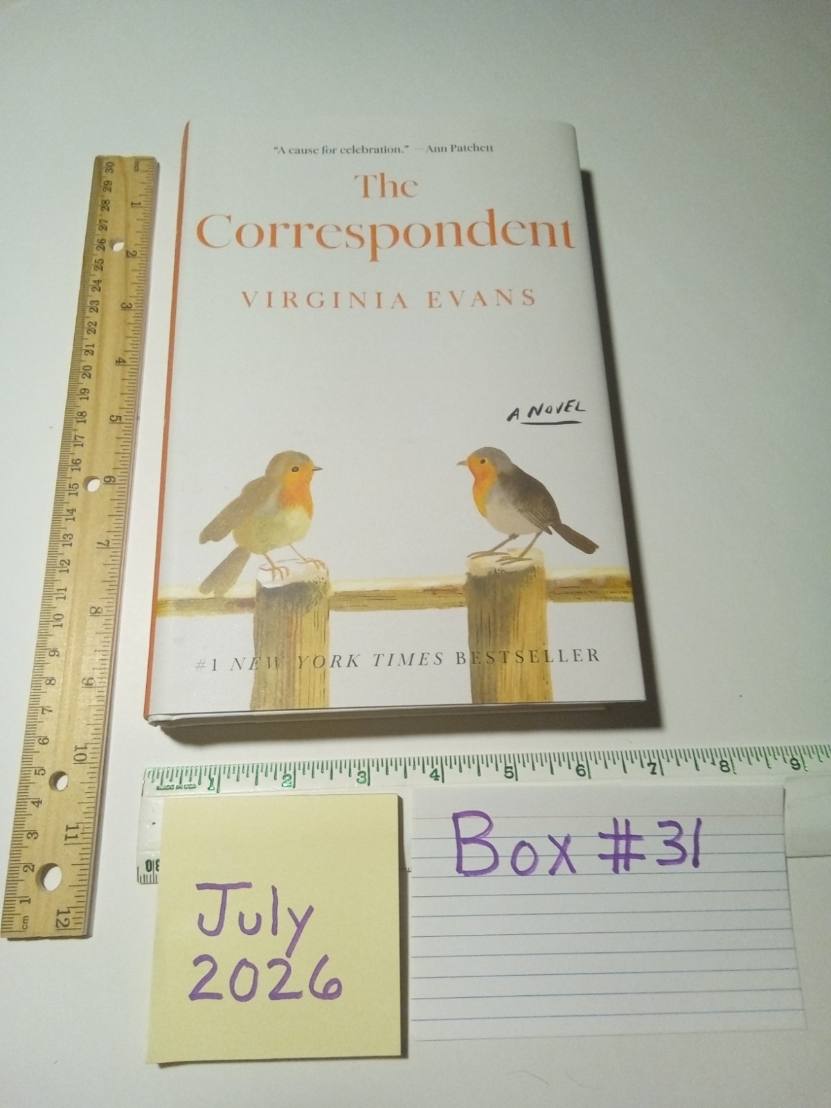 Correspondent : A Novel by Virginia Evans (2025, Hardcover) 20th Printing
