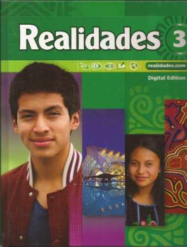 Realidades Level 3 Student Edition – Hardcover, by PH – Acceptable n