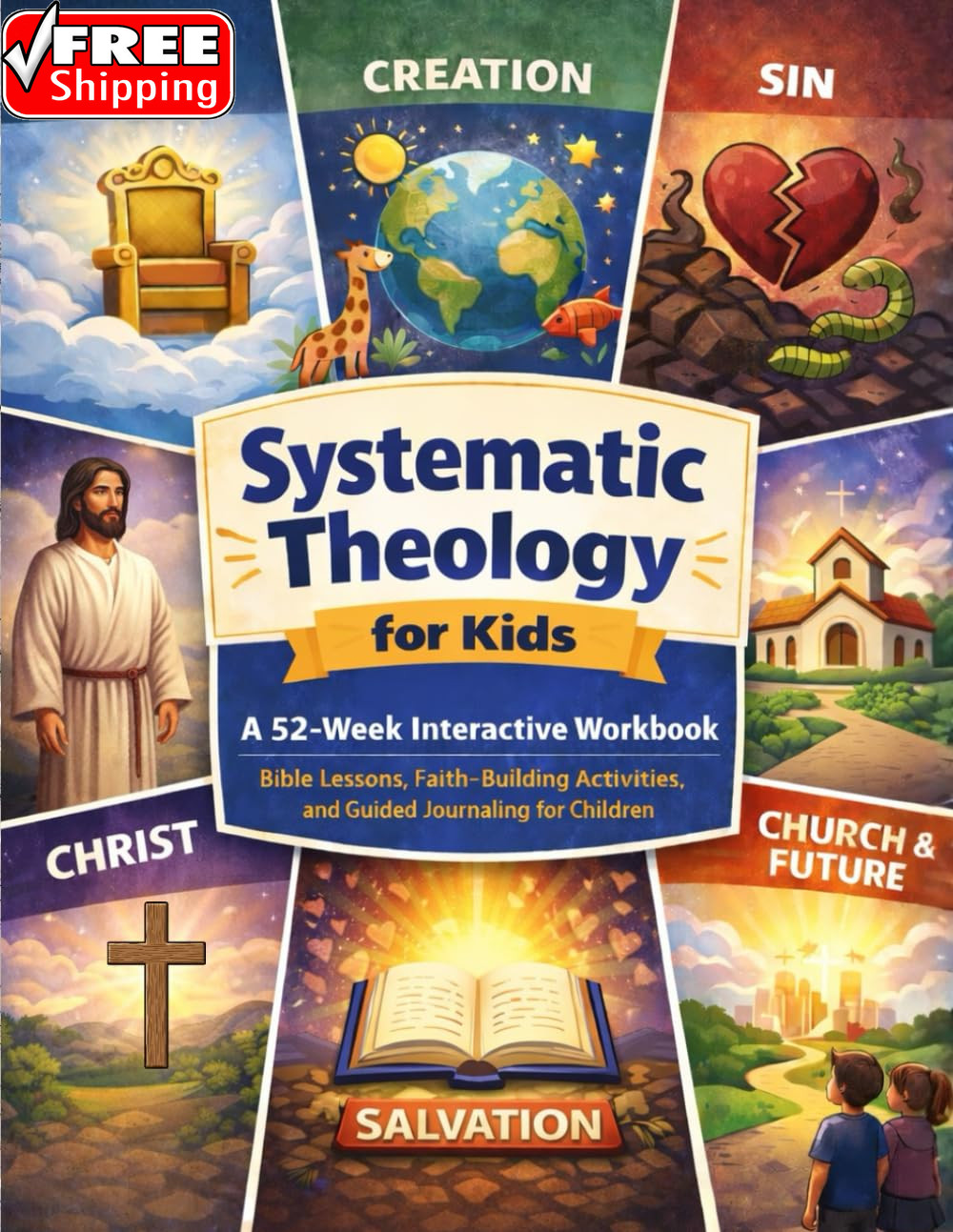 Systematic Theology for Kids: a 52-Week Interactive Workbook: Bible Lessons, Fai