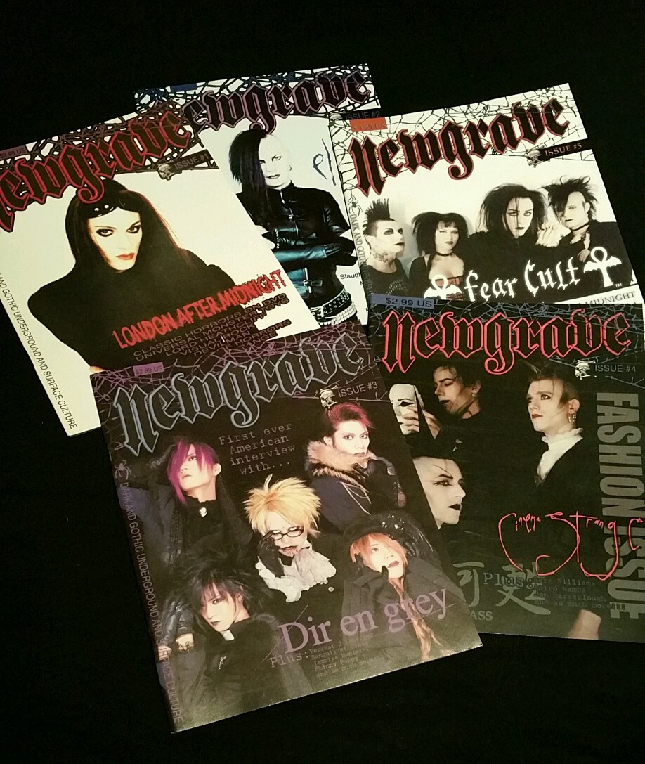 Newgrave 5 Magazines Goth Deathrock LAM Dir en Grey