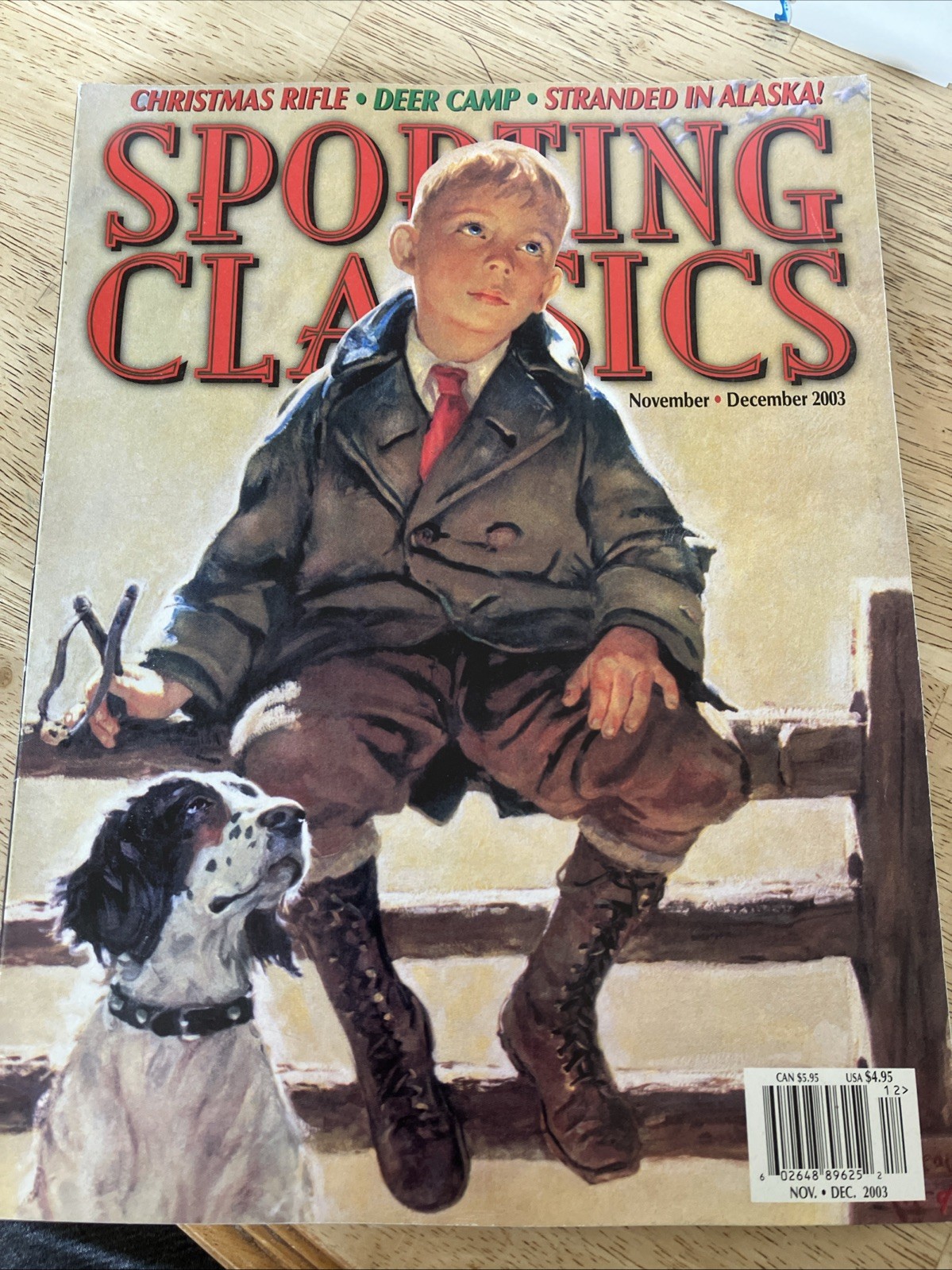 Sporting Classics Magazine November December 2003 Christmas rifle deer camp