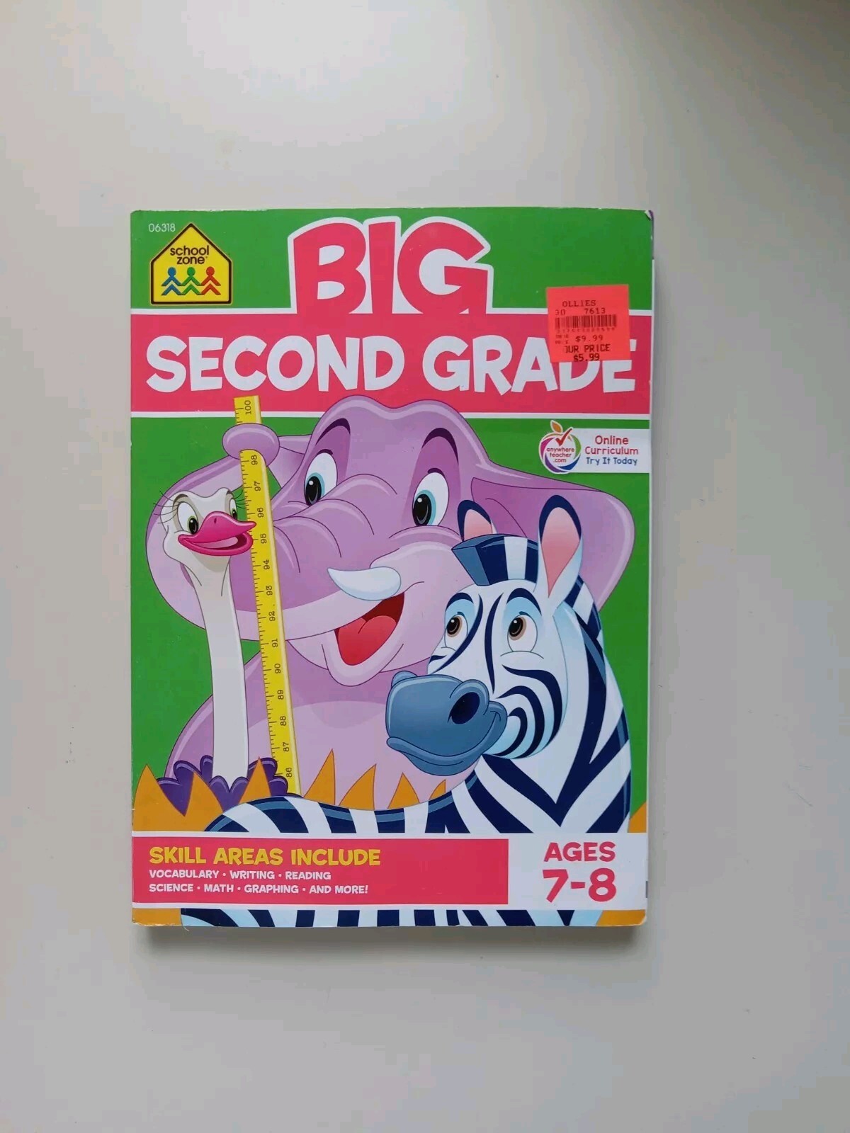 Big Second Grade by School Zone Publishing Company Staff (2019, Trade Paperback,