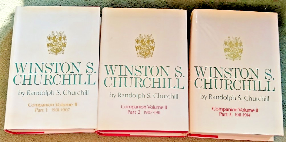 WINSTON S CHURCHILL Companion Volume ll- Parts 1, 2, 3 Complete – by Randolph S.
