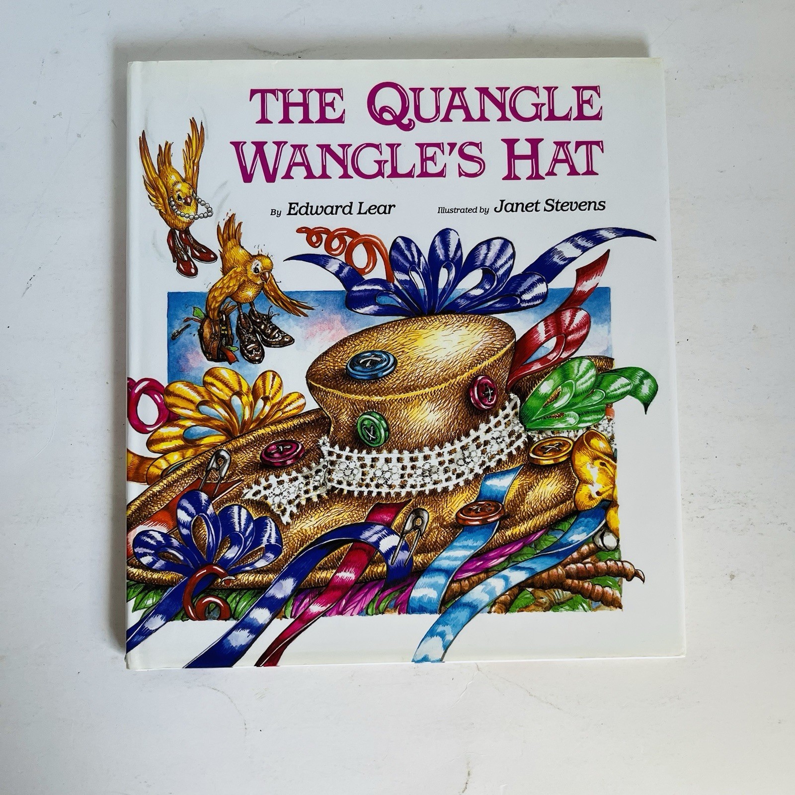 The Quangle Wangle’s Hat Edward Lear Janet Stevens 1st Edition 1988 HC Nonsense