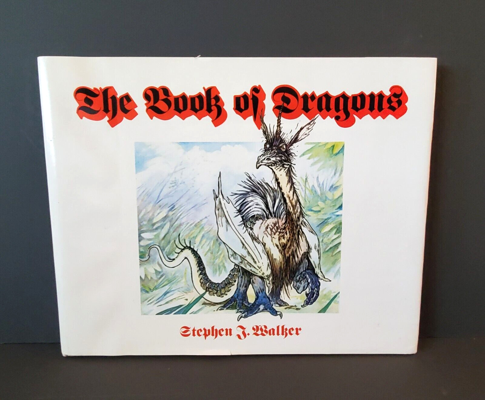 The Book Of Dragons 1979 Stephen J Walker Signed #339/500 HC