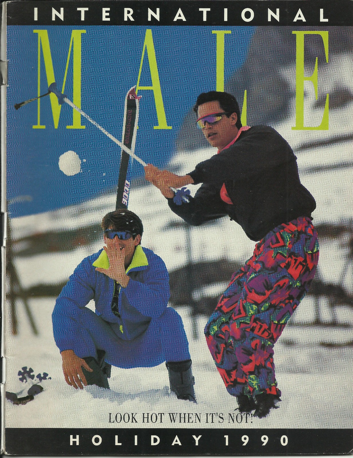 Original Vintage 1990 HOLIDAY International Male catalog 56 pg 8.5×10.25 in gay