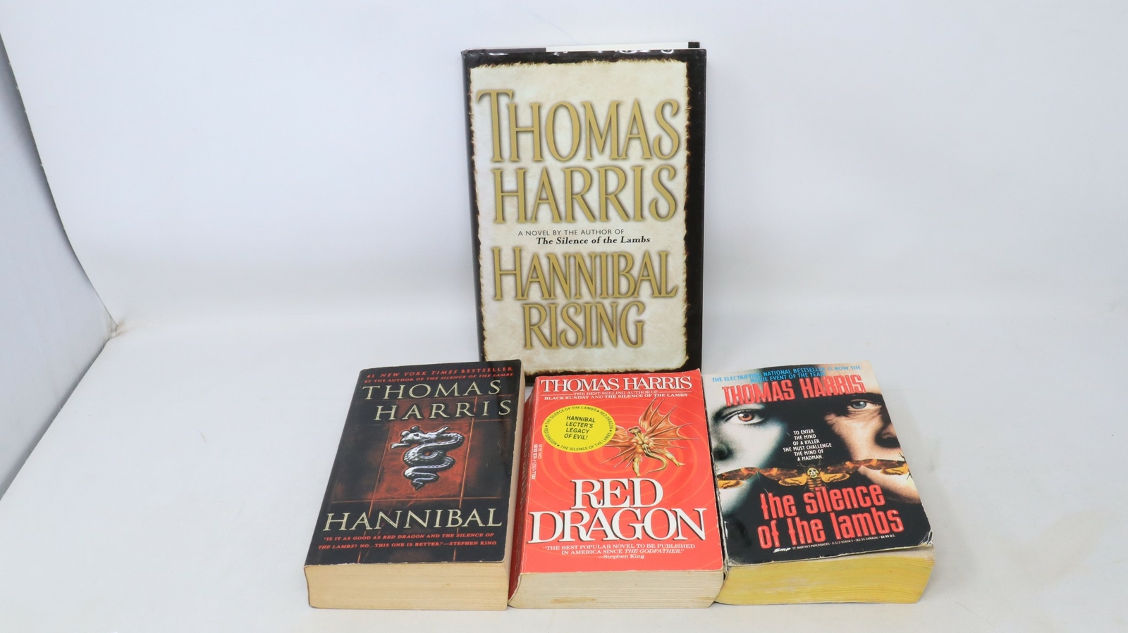 Lot of 4 Books (1-4) Hannibal Lecter Series by Thomas Harris – PB/HC