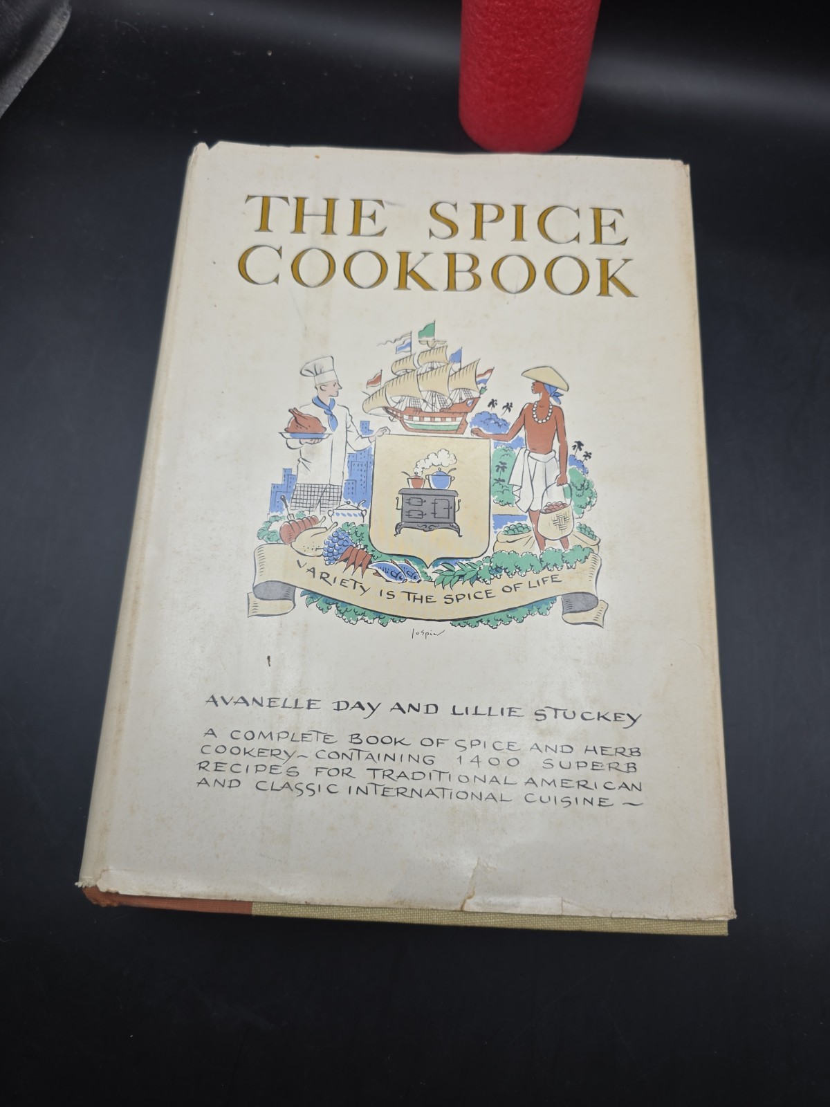 Vintage 1964 The Spice Cookbook Avanelle Day Lillie Stuckey HC DJ Illus