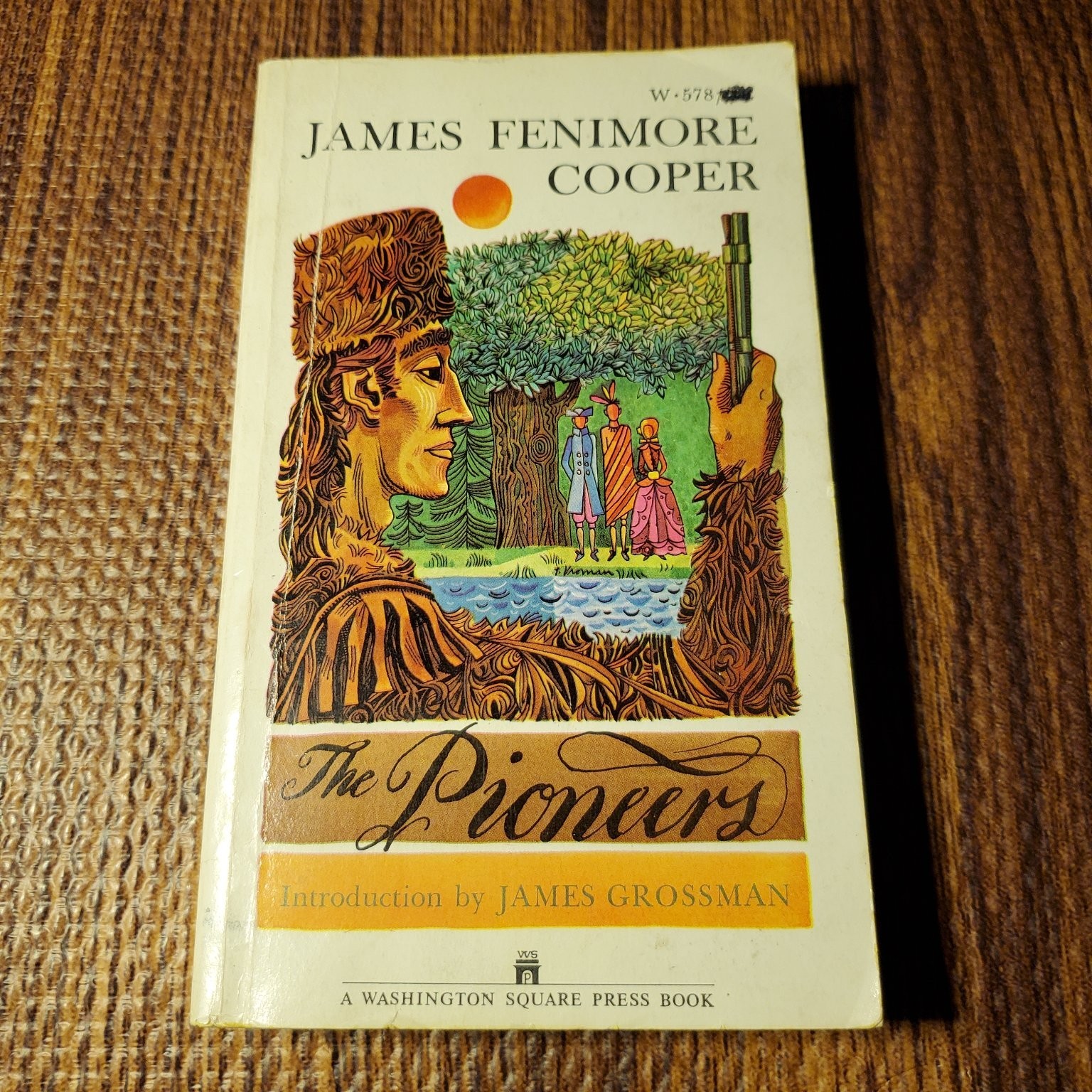 The Pioneers James Fenimore Cooper Washington Square Press 1962 Classic