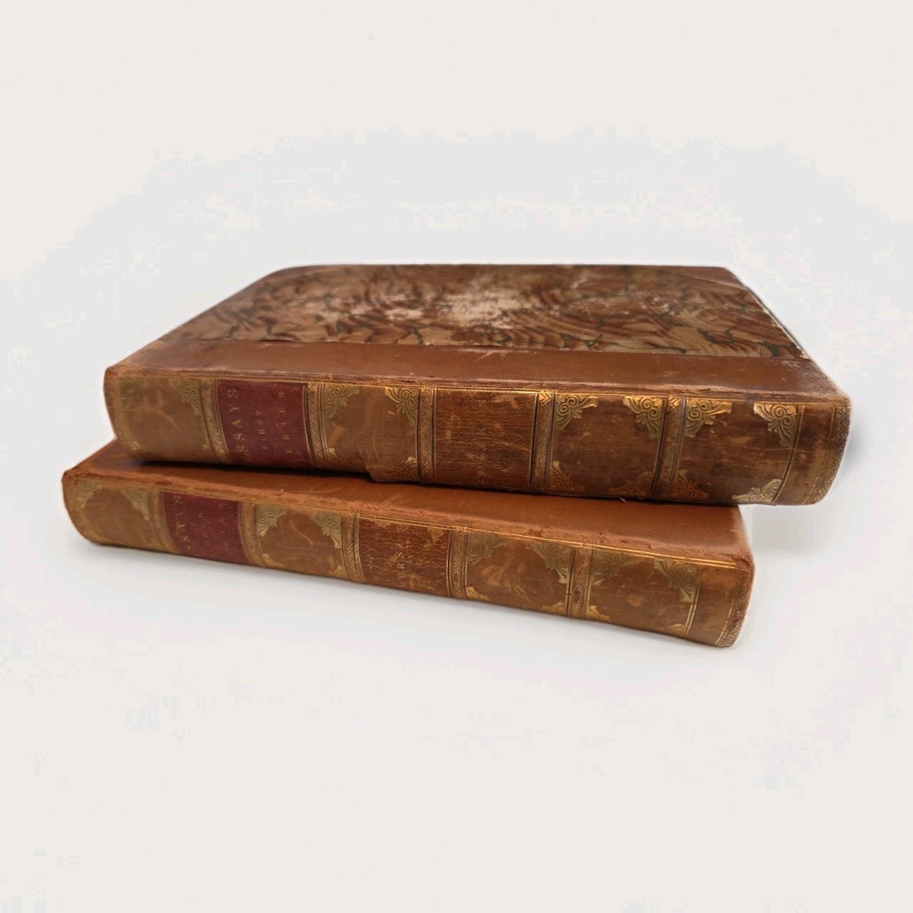 Ralph Waldo Emerson / Essays First and Second Series Complete in 2 Vols 1800s