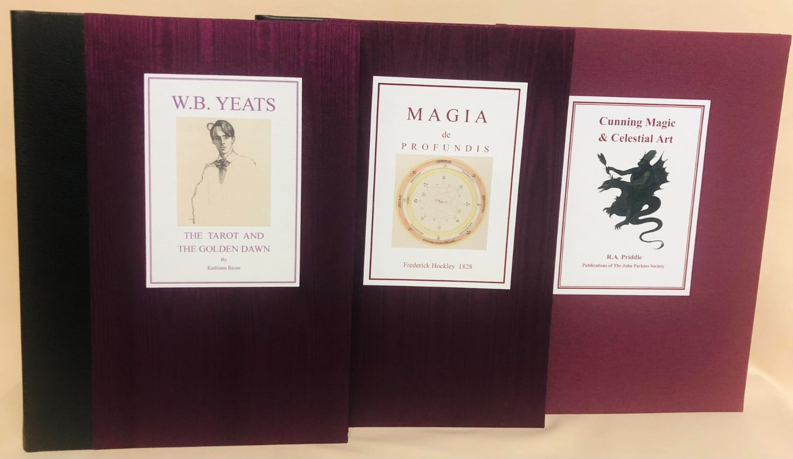 Golden Dawn occult Tarot W.B.Yeats, Frederick Hockley Barrett Magus 3 books