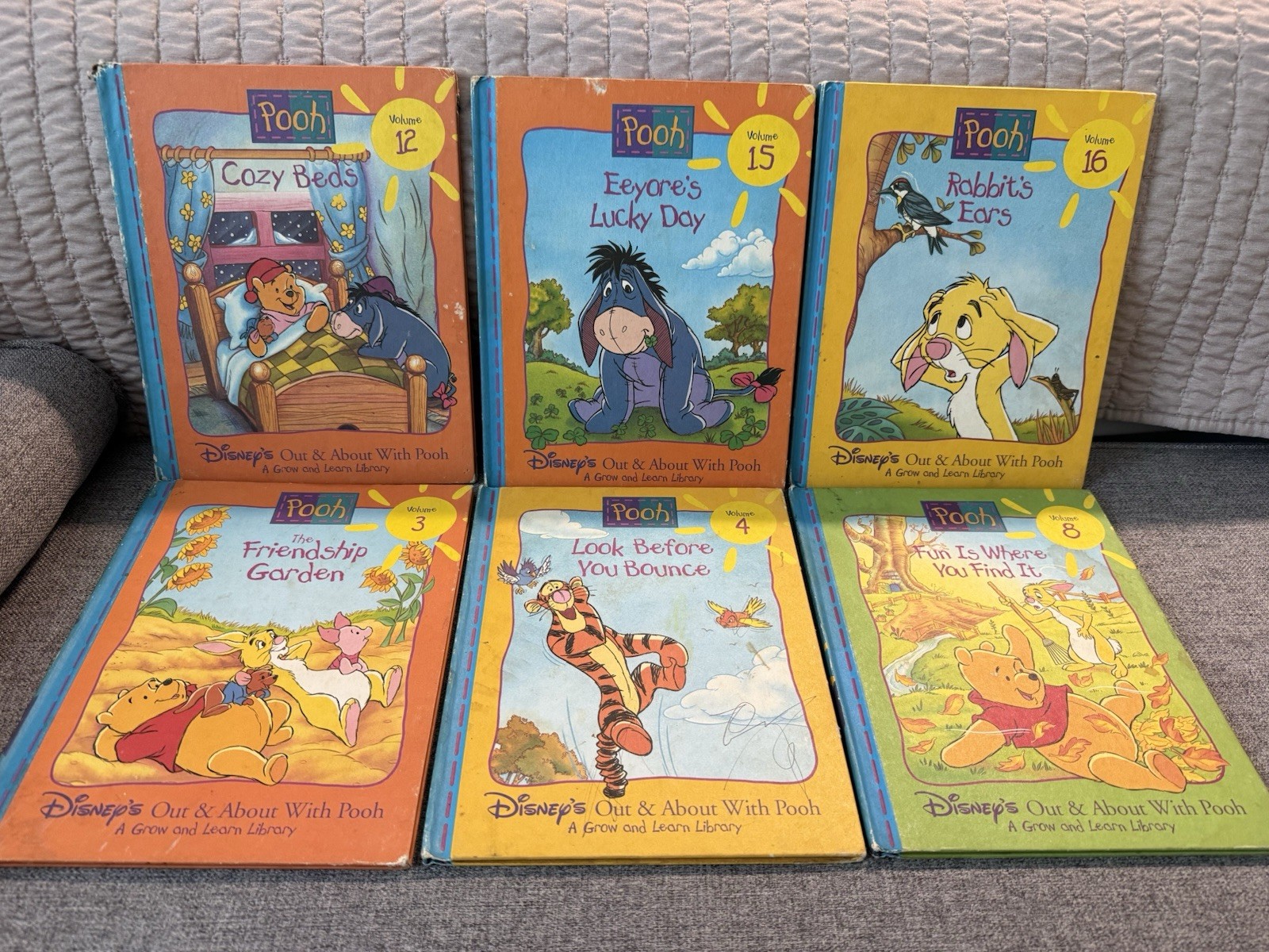 (6) Disney’s Winnie The Pooh “Out and About with Pooh” (18) Book Series