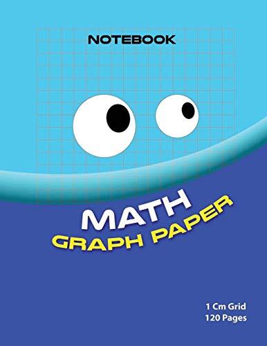 Math graph paper ( bleu edition ): 1cm Grid maths book ( Color : bleu 120 pag-,