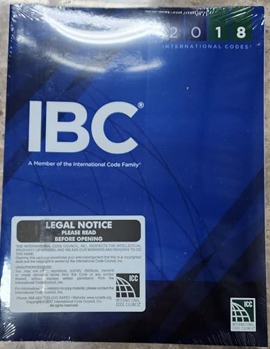 2018 International Building Code (International Code Council Series) by Interna,