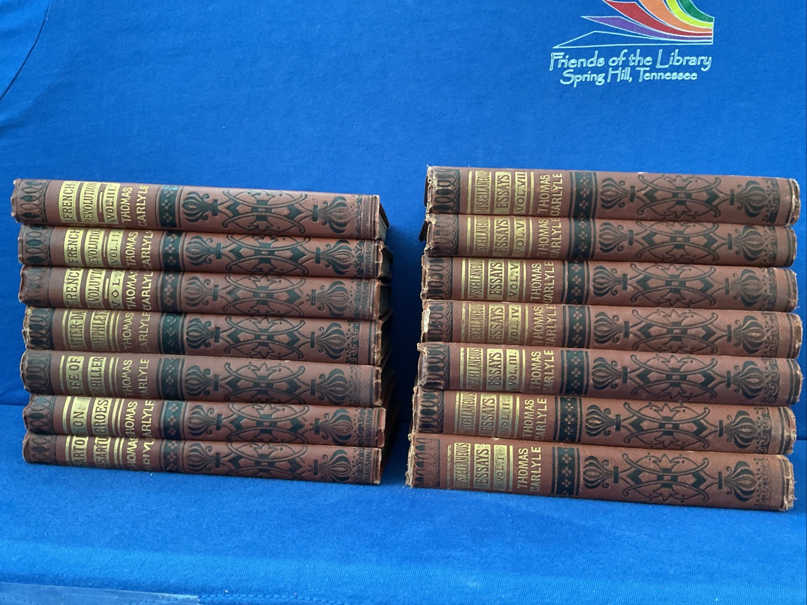 Lot of 14 – VIntage Mixed Titles by Thomas Carlyle Hard Cover