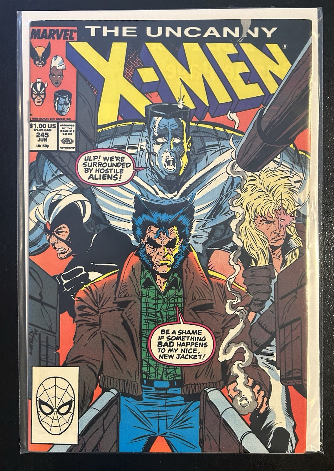 Uncanny X-Men (Vol 1) #245, June 89, Direct Edition, BUY 3 GET 15% OFF