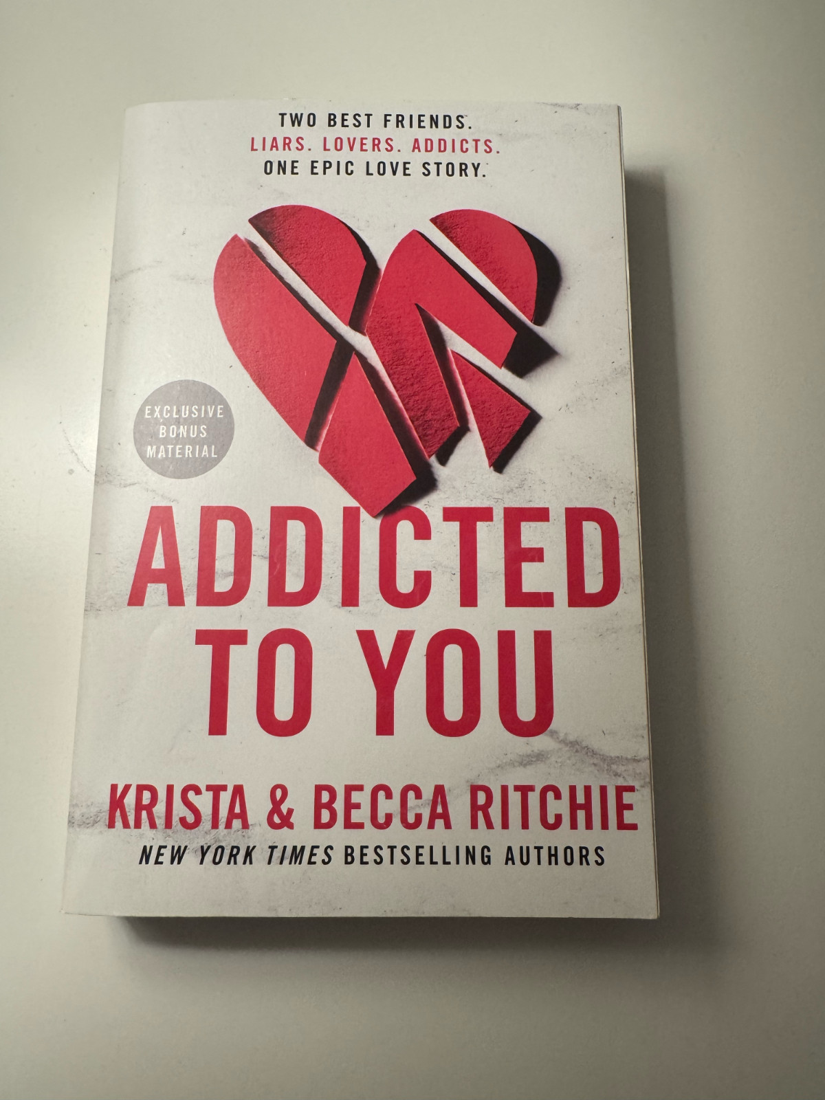 Addicted to You Krista Becca Ritchie Berkley Paperback Exclusive Bonus Material