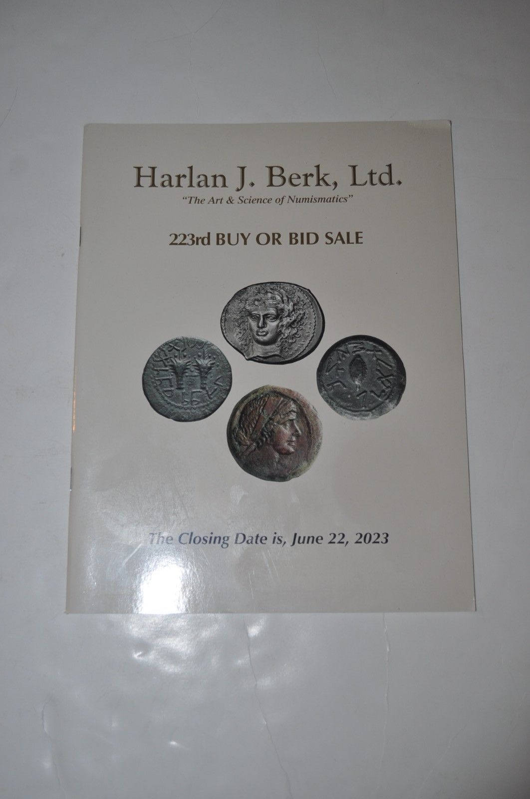 Harlan J. Berk, Ltd 223rd BUY OR BID SALE June 2023, magazine