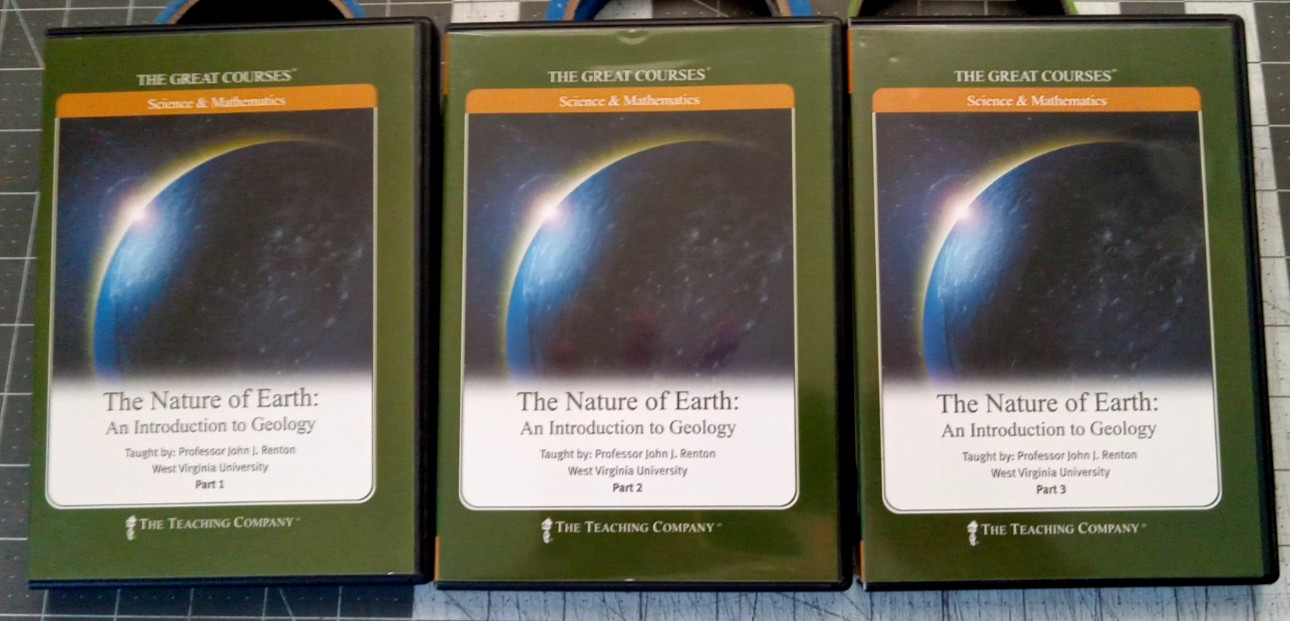 The Nature of Earth: An Introduction to Geology Great Courses DVD 6 Disc Set!