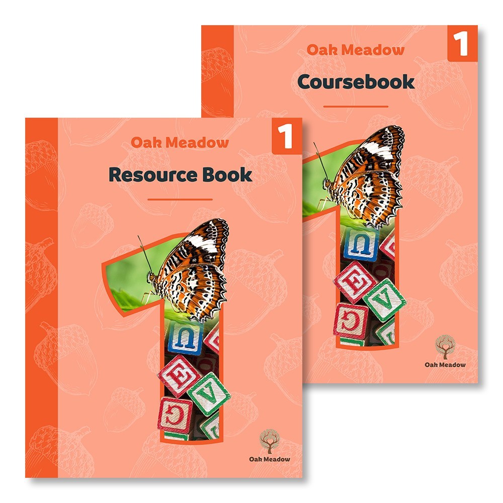 Oak Meadow First Grade Coursebooks – Lesson Plan and Resource Guide Book