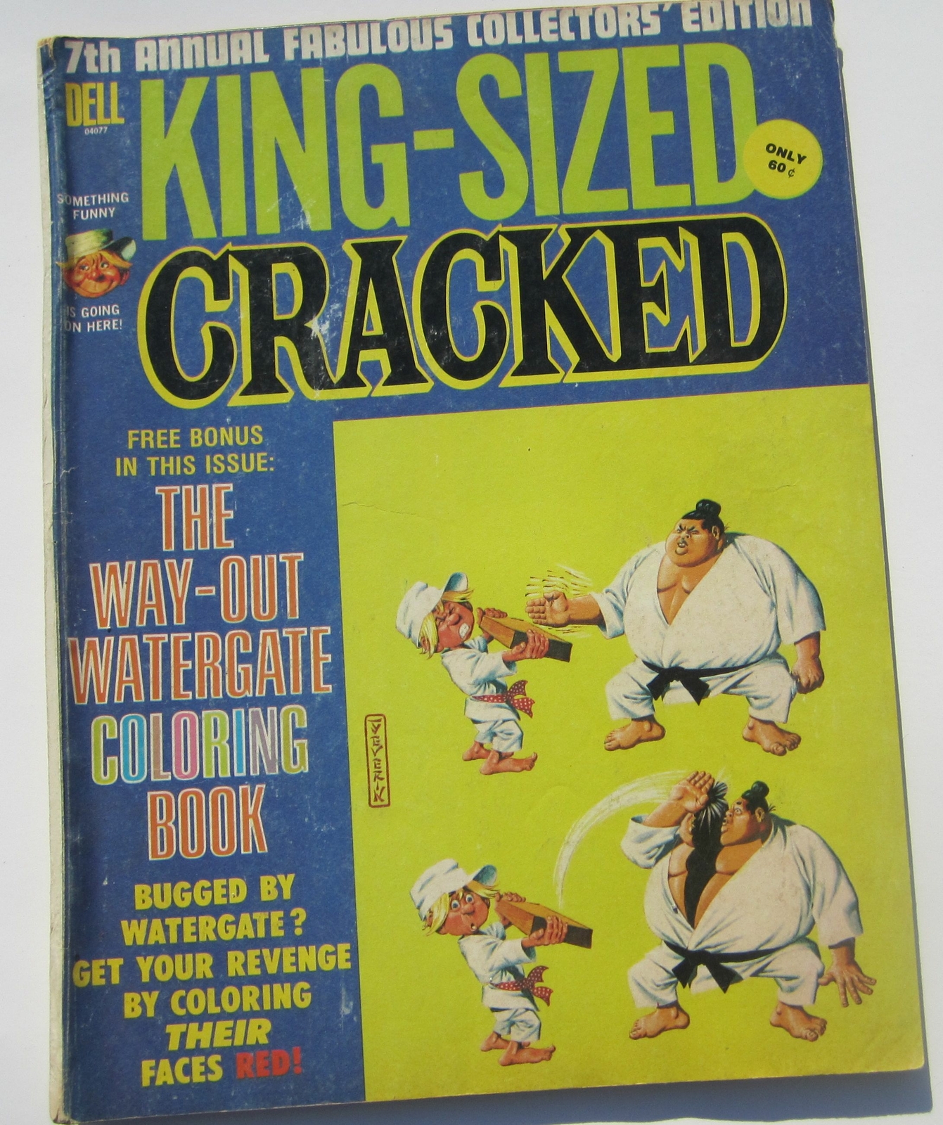Cracked Magazine 1973 King Sized Annual #7 Very Good 4.0 1970s Watergate