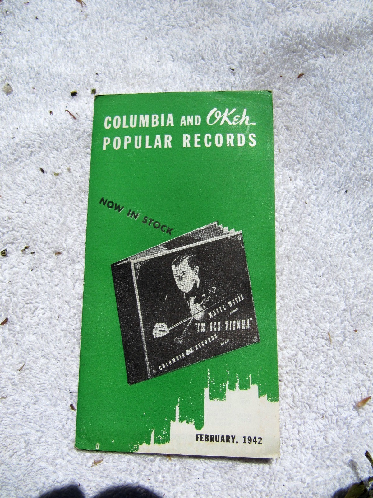 February 1942 OKeH and VOCALION Popular Records Supplement Marek Weber CATALOG