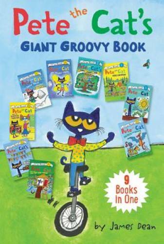 Pete the Cat’s Giant Groovy Book: 9 Books in One (My First I Can Read) – GOOD