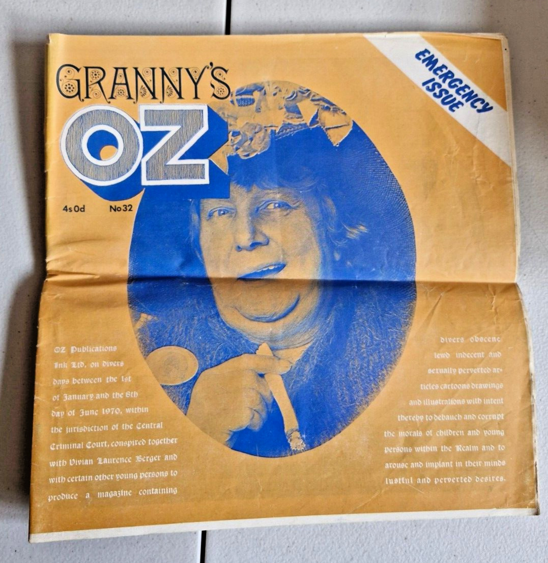 Oz Magazine #32 from 1971 Granny’s Issue