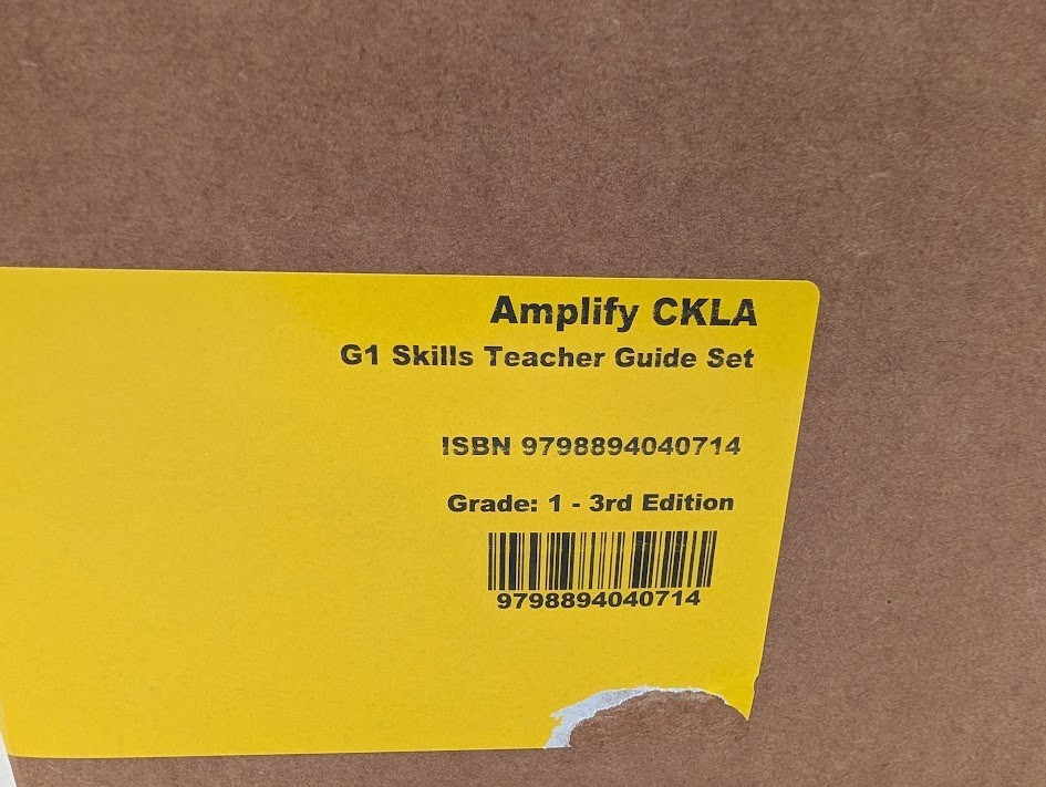 AMPLIFY G1 Teacher Guide Set Units 1-7, Assessment Guide and Take Home Pages