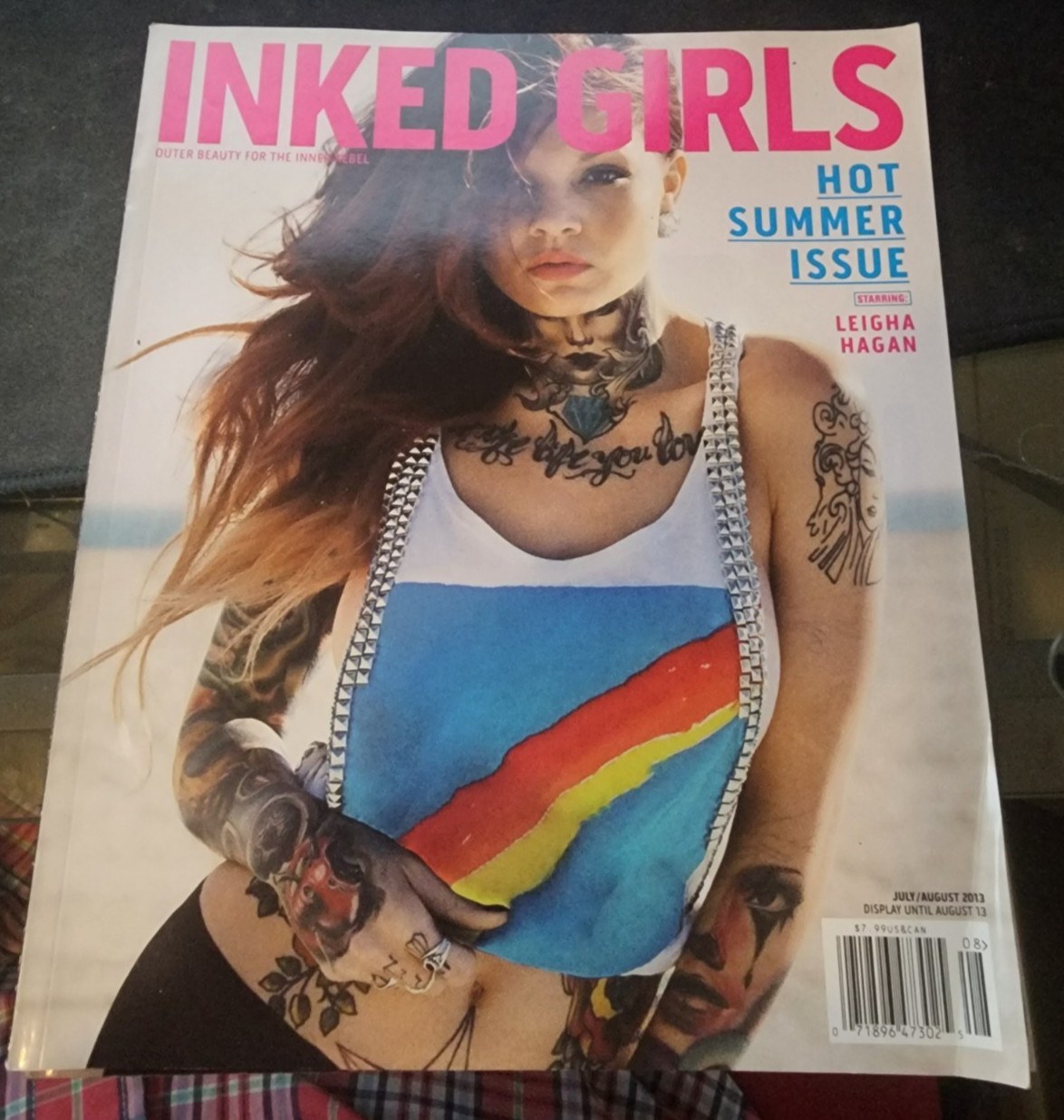 Leigha Hagan Inked Girls Magazine July August 2013