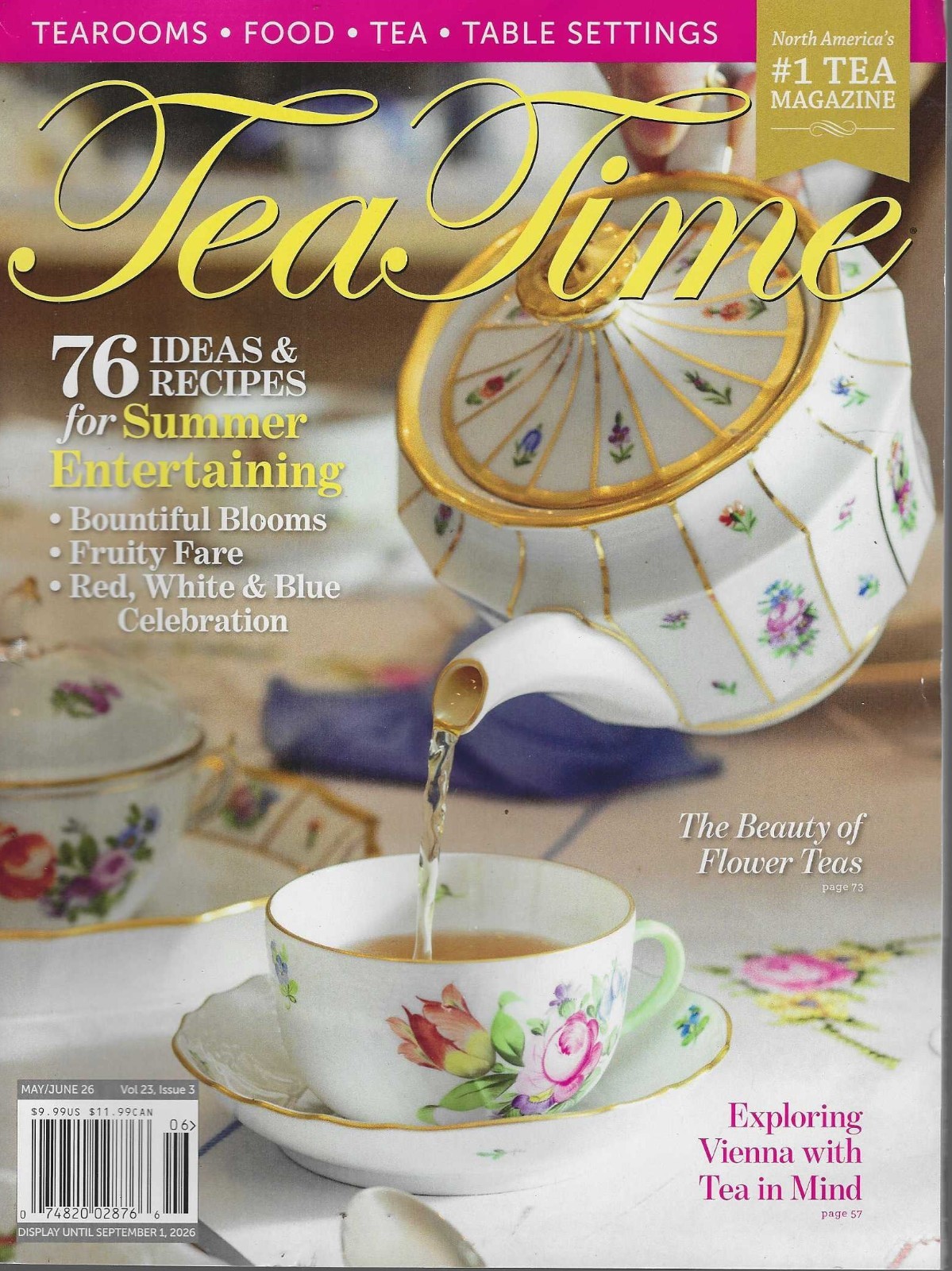Tea Time Magazine May / June 2026 Flower Teas