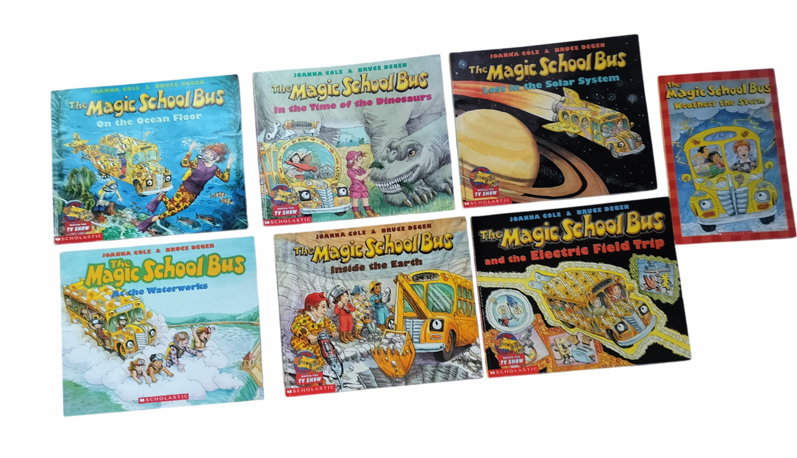 Books The Magic School Bus 7 books by Joanna Cole,Bruce Degen