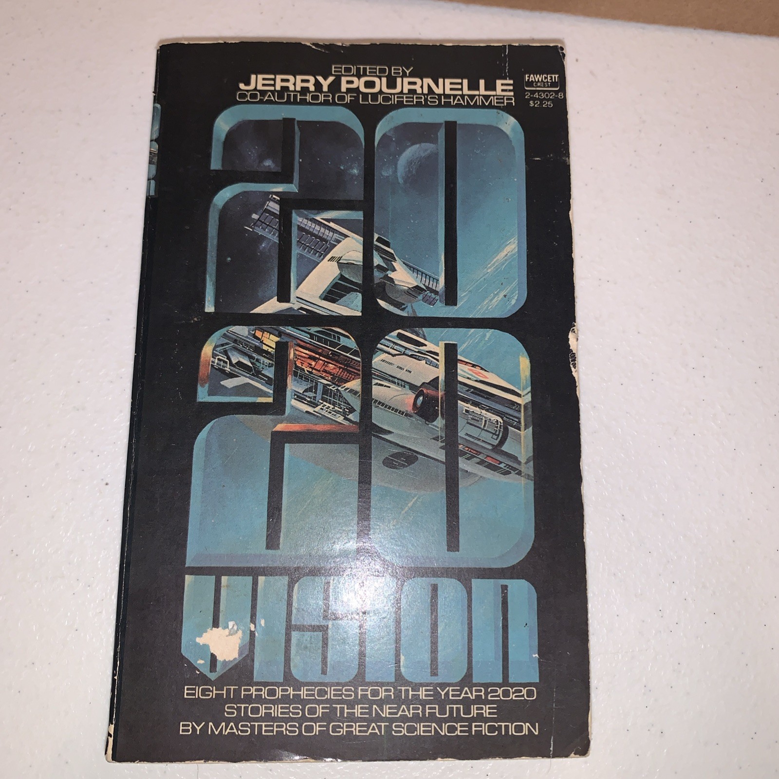 2020 Vision by Jerry Pournelle PB 1st Fawcett Crest Printing 1980
