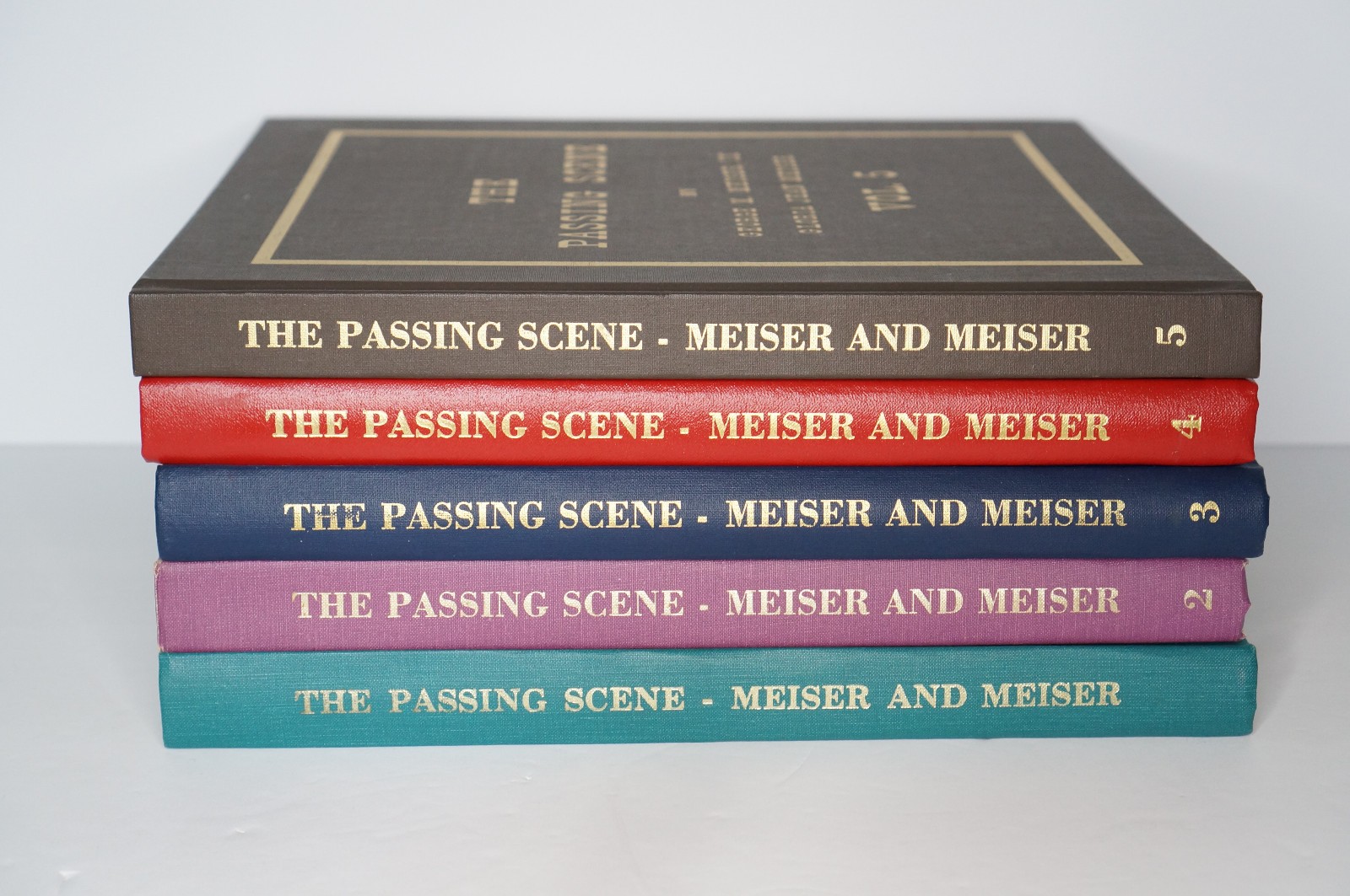 The Passing Scene LOT 1-5 Books George, Gloria Meiser Reading Berks Pennsylvania