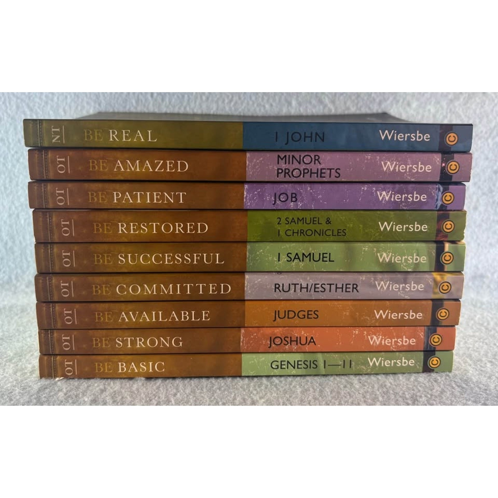 Warren W. Wiersbe BE Series Study Bible Books, Lot of 9 Paperbacks