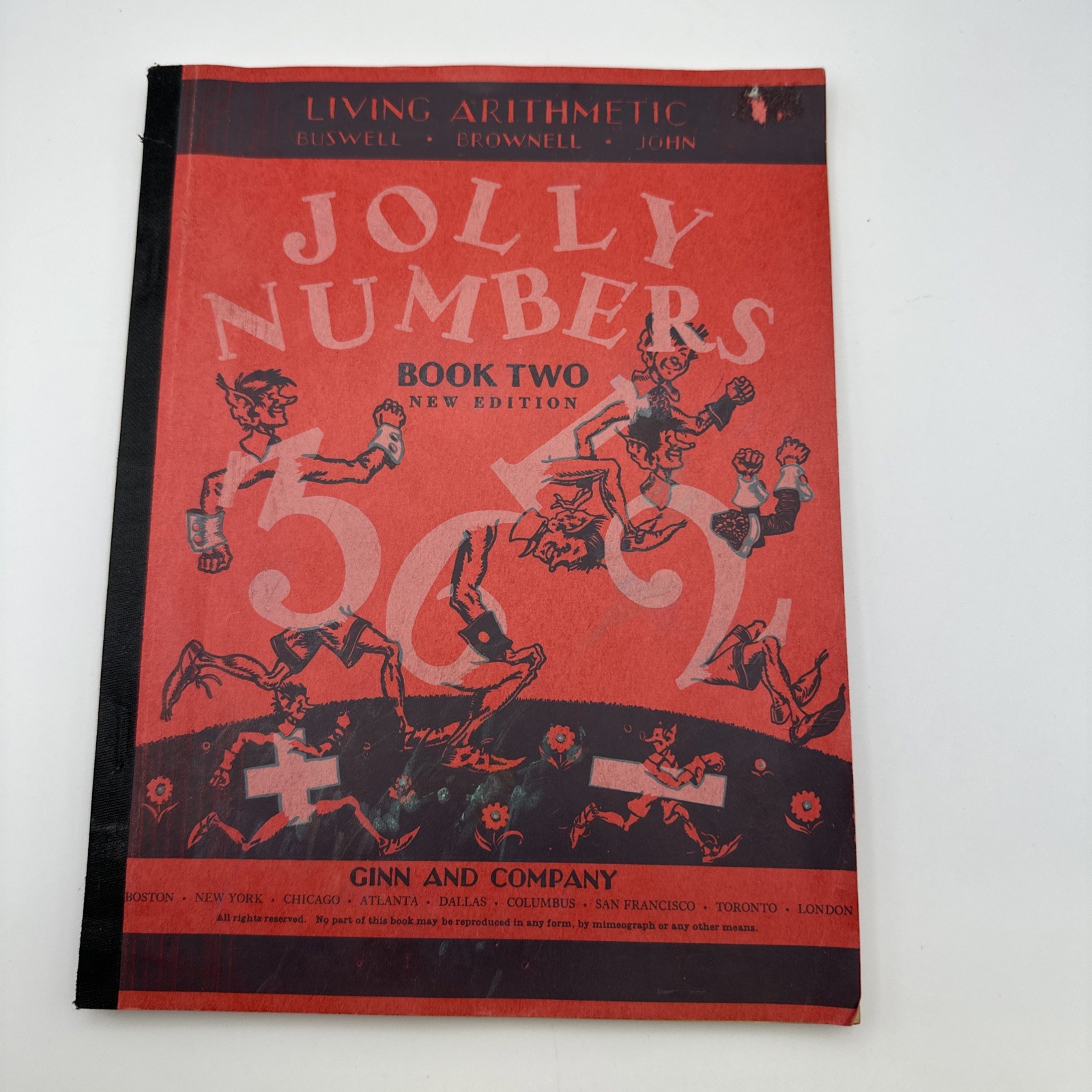 Vintage Jolly Number New Edition Book Two Arithmetics Ginn And Company