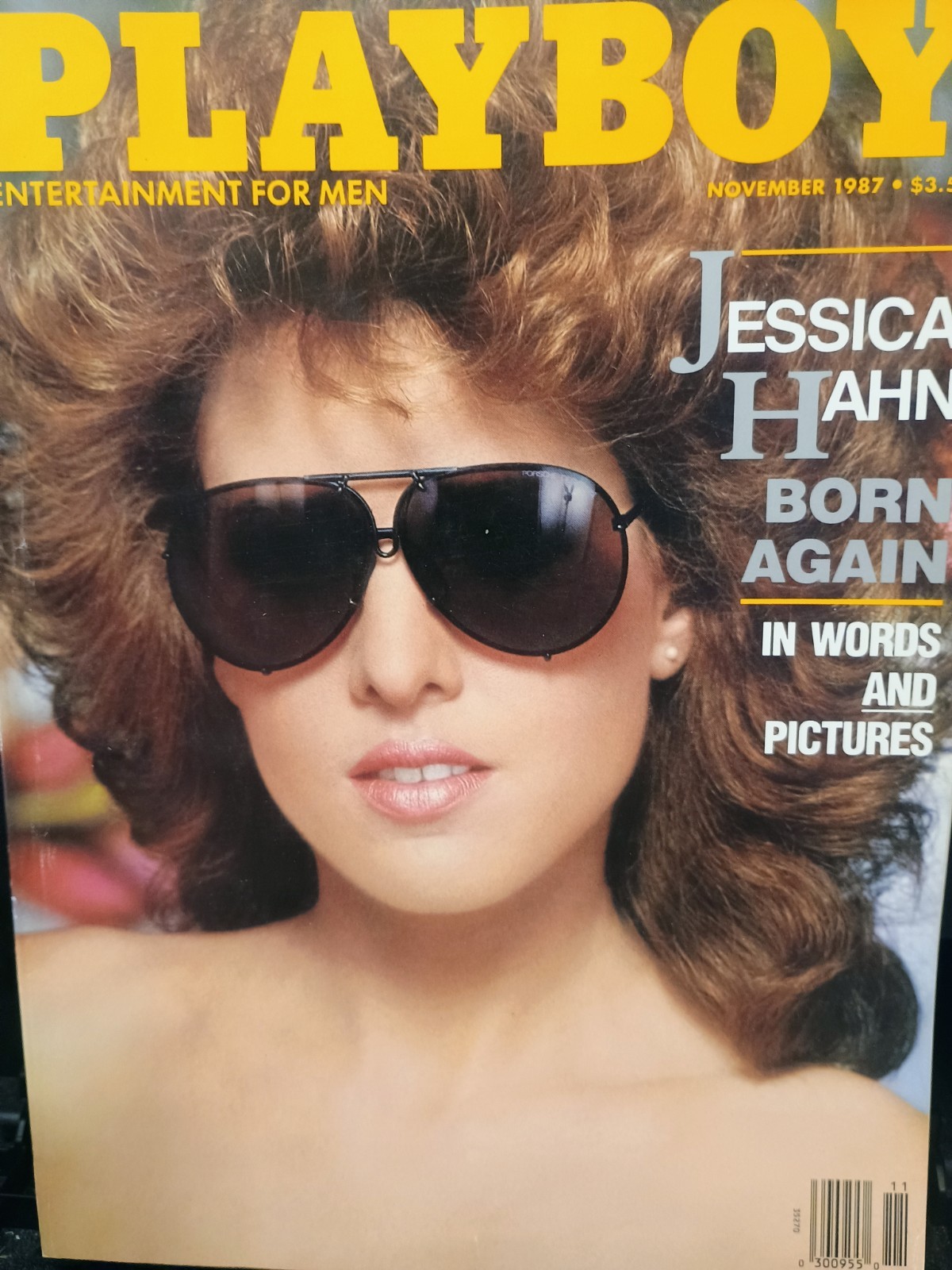 PLAYBOY MAGAZINE November 1987 with PAM STEIN / JESSICA HAHN + Kelly McGillis