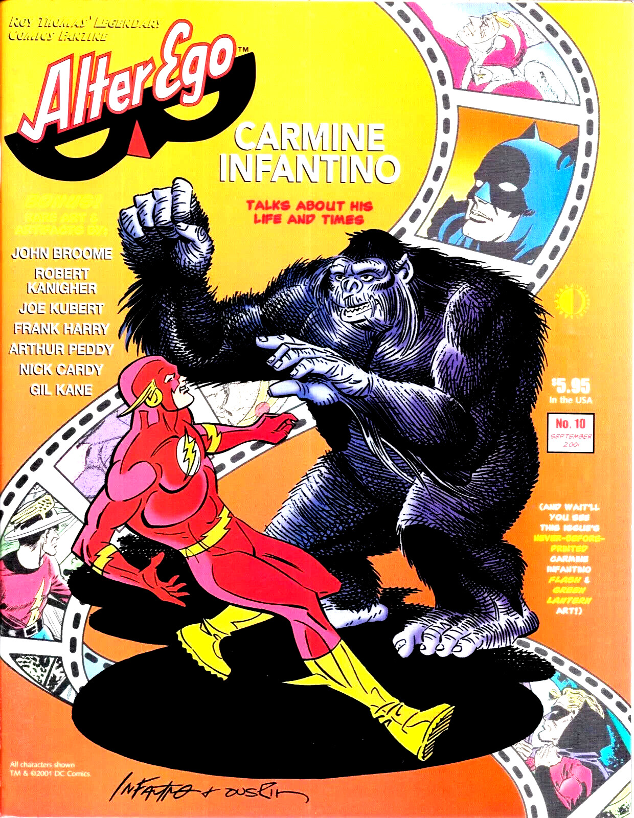 ALTER EGO Volume 3 No.10 September 2001 Carmine Infantino, Flash unread