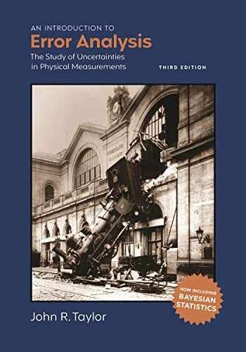 An Introduction to Error Analysis: – Hardcover, by Taylor John R.; – Very Good