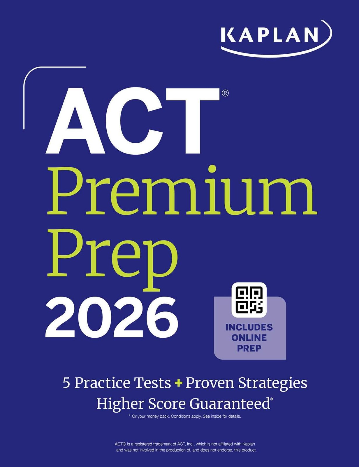 ACT Premium Prep 2026: Includes 5 Full Length Practice Tests, 100s of Practi…