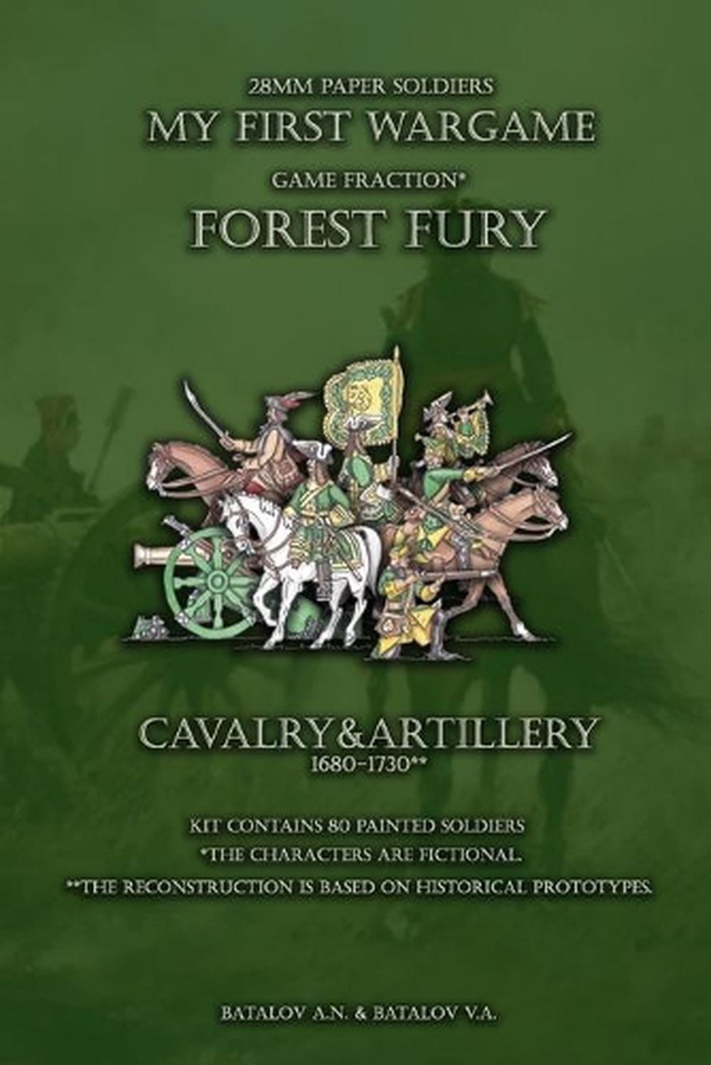 Forest Fury. Cavalry&Artillery 1680-1730: 28mm paper soldiers by Batalov Vyaches