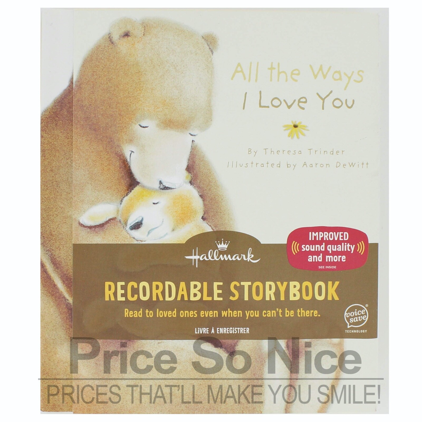 Hallmark Recordable Storybook “All The Ways I Love You” ~ Voice Save Technology