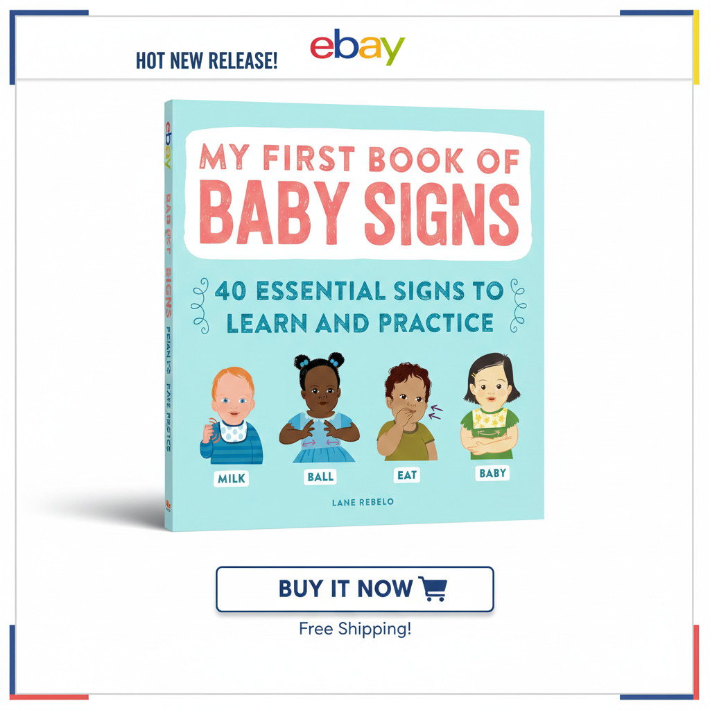 My First Book Of Baby Signs: 40 Essential Signs To Learn And Practice