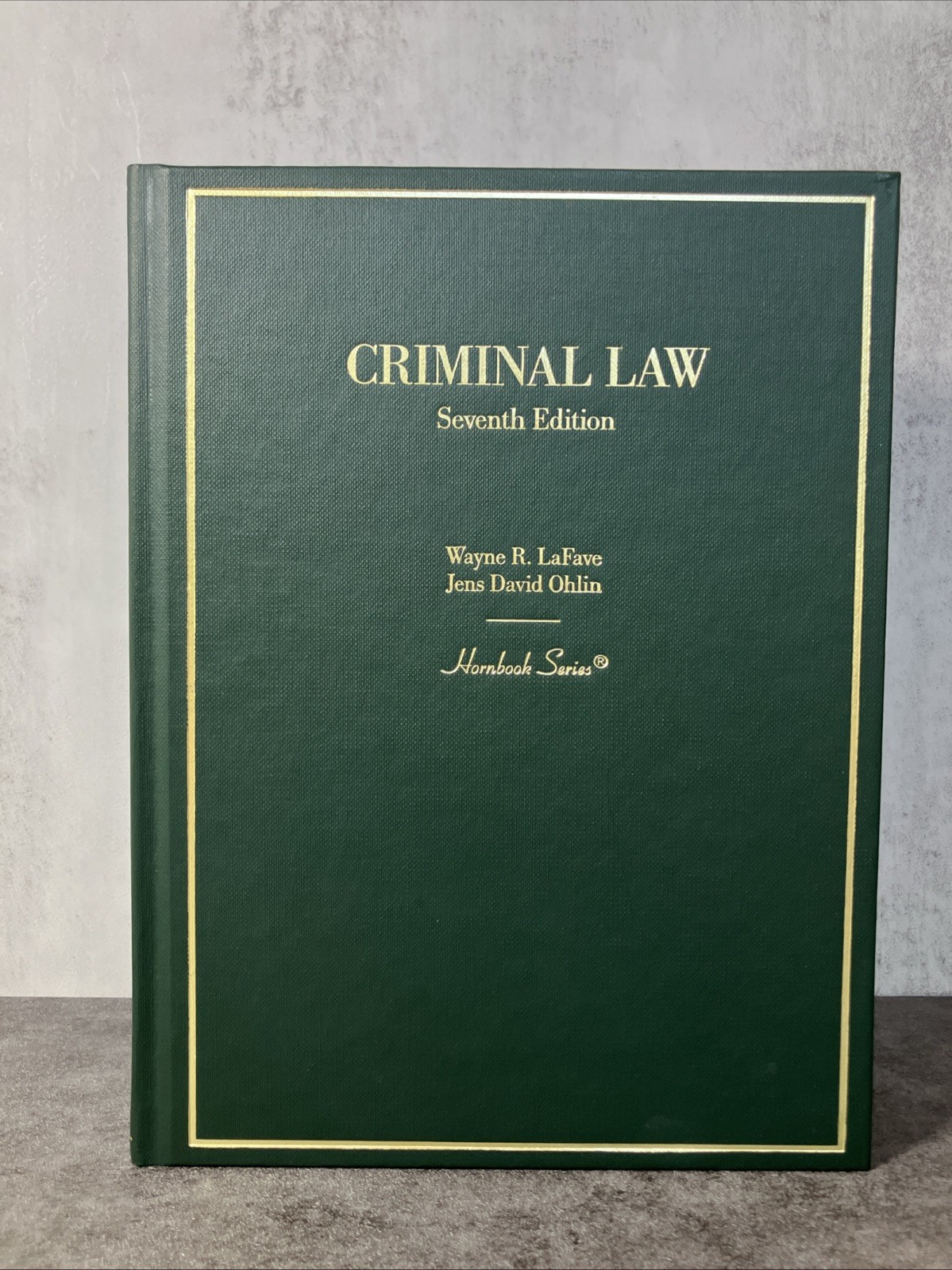 Criminal Law 7th Edition LaFave Ohlin Textbook 2023 West Academic Publishing