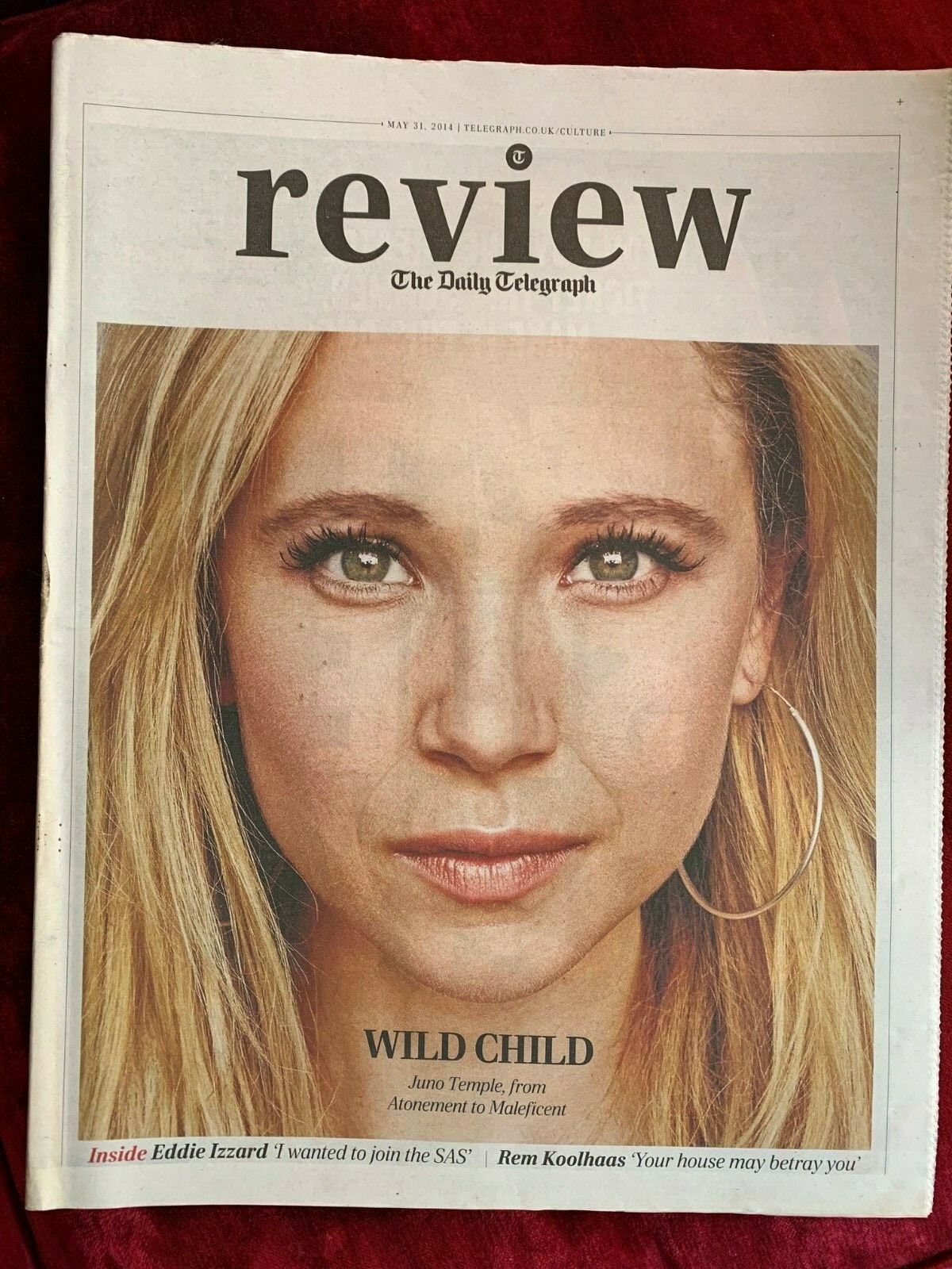 REVIEW magazine 31-May-2014 JUNO TEMPLE Eddie Izzard Alynda Lee Segarra (UK)