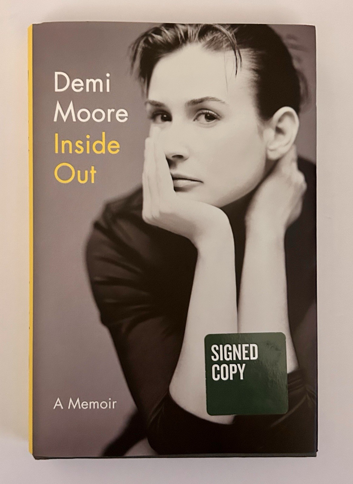 Demi Moore “Signed” Inside Out Autographed (2019, Hardcover) **See Description**