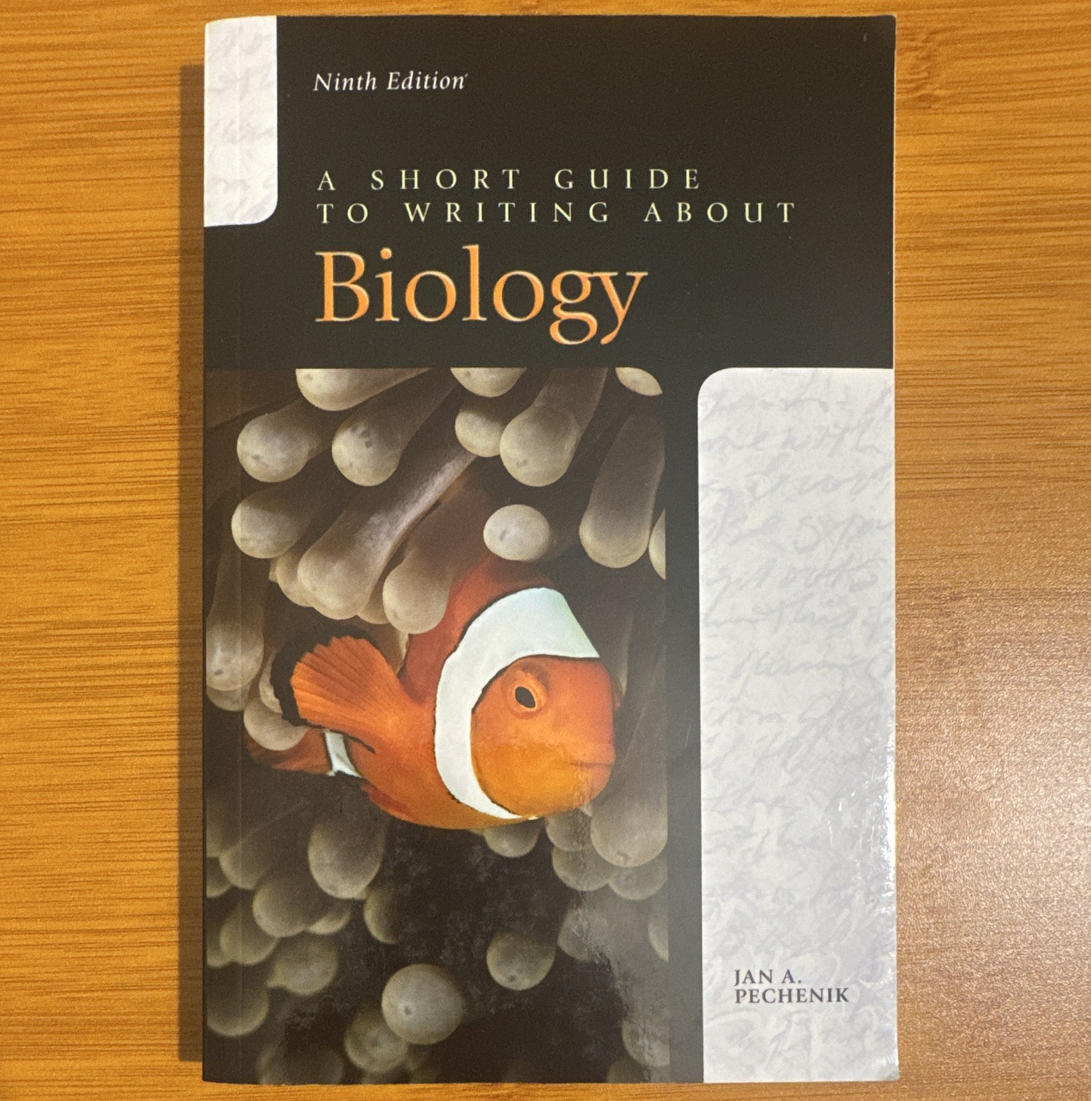 Pearson A Short Guide to Writing About Biology 9th Ed PB Jan Pechenik