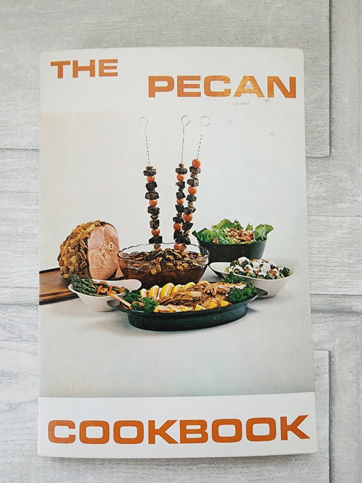The Pecan Cookbook 1969 hardcover spiral-bound 202 pages 2nd edition many recipe