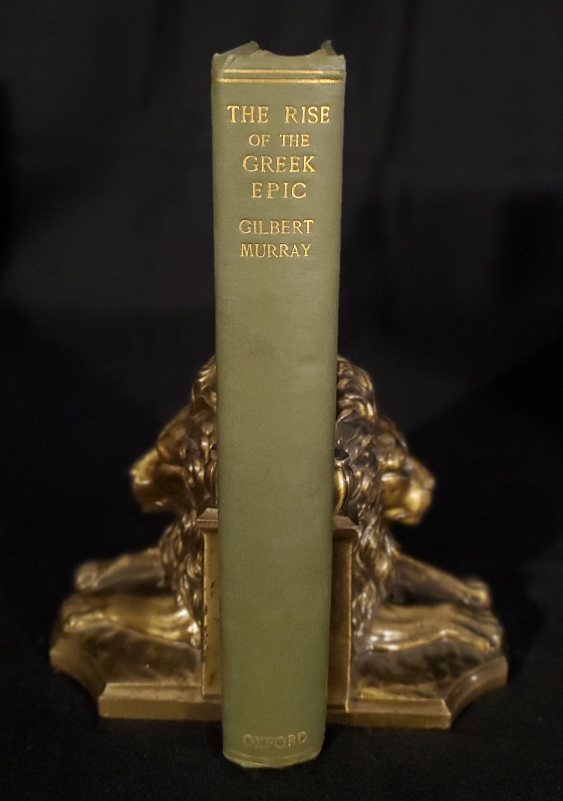 The Rise of The Greek Epic Gilbert Murray Oxford University Press Hardcover 1907