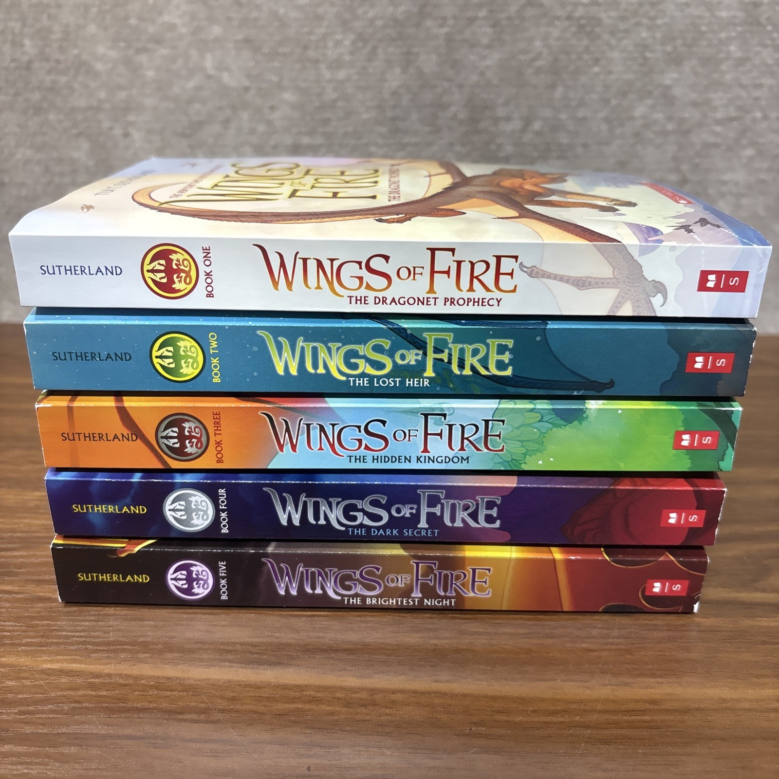Wings of Fire Novels Books Bundle Collection Lot Set (1 -5) Tui T Sutherland